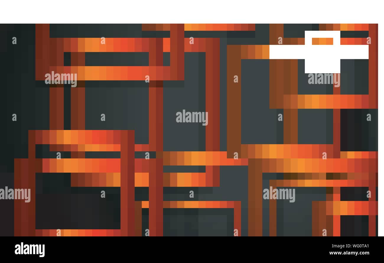 Vector Modern Abstract Squares Backgrounds . with a black orange ...