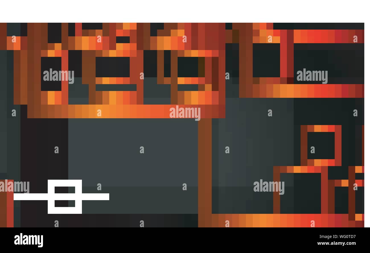 Vector Modern Abstract Squares Backgrounds . with a black orange ...