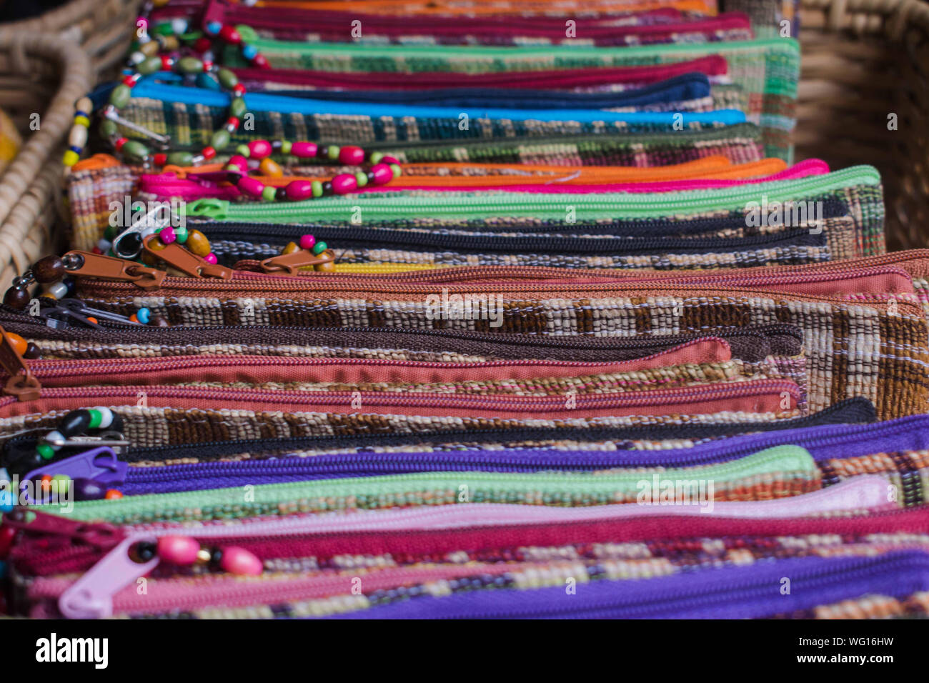 weaved purses
