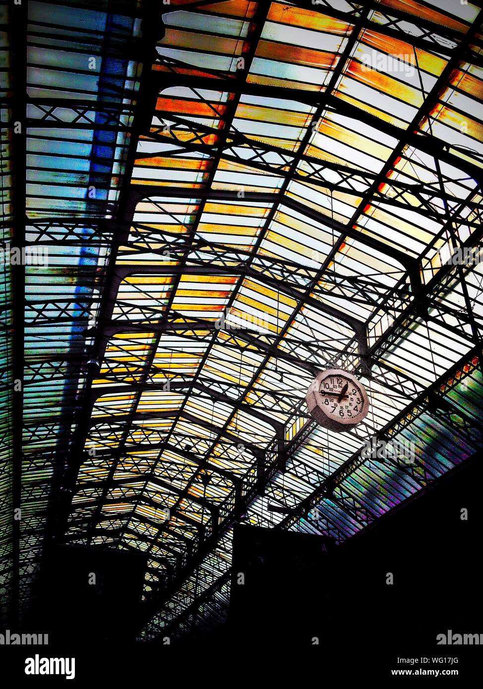 Modern stained glass close up hi-res stock photography and images - Alamy