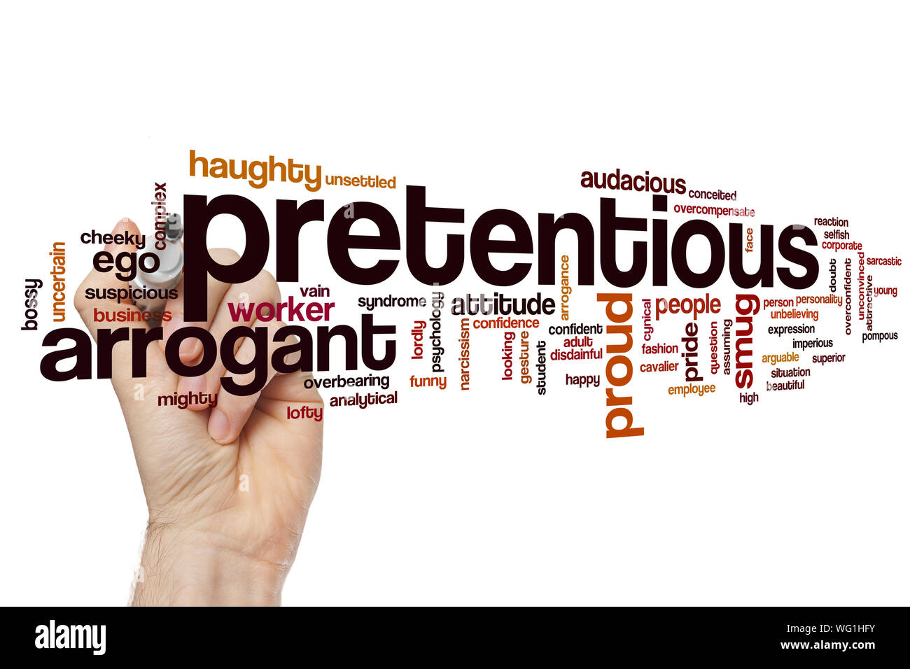 Pretentious word cloud concept Stock Photo Alamy Pretentious word cloud concept Stock Photo Alamy