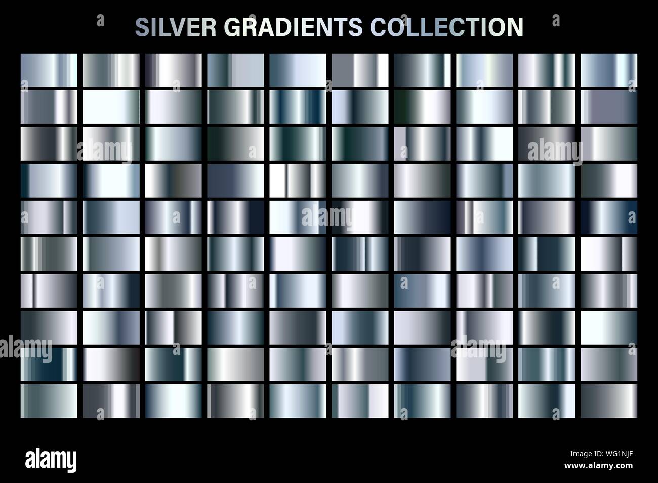 Silver foil background metal textured shiny Vector Image