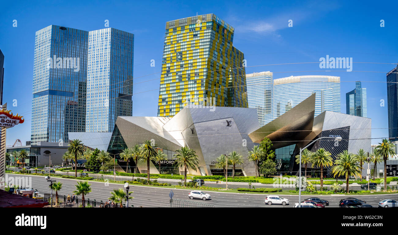 Exterior of The Shops at Crystals located at CityCenter in Las Vegas