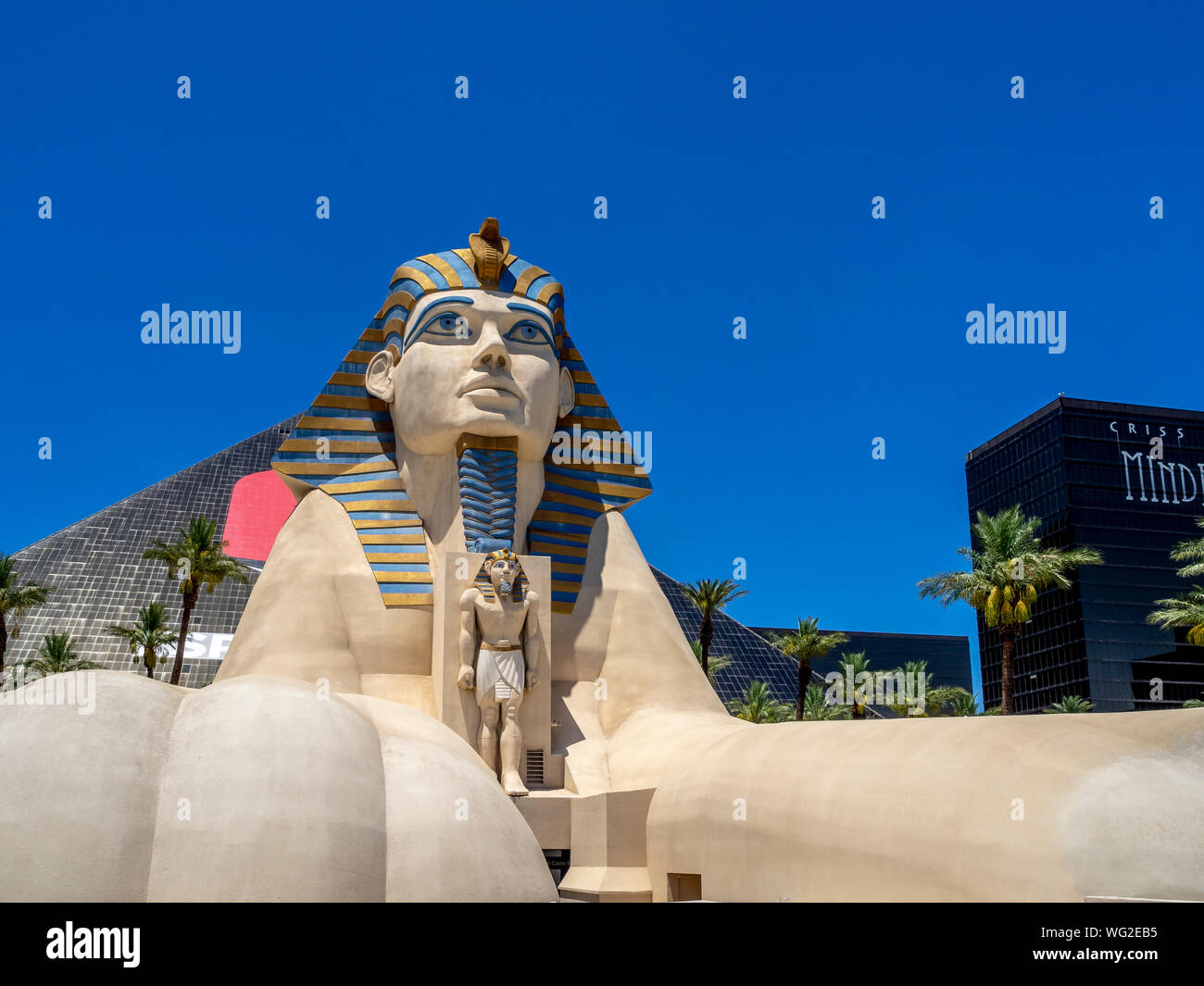 Egyptian statue luxor las vegas hi-res stock photography and