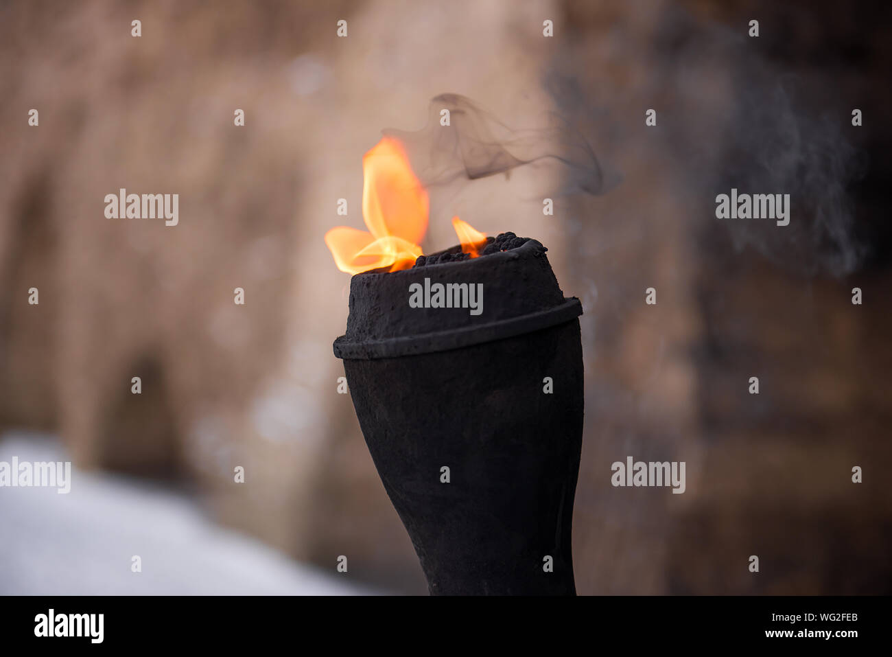 Torch Fire Castle High Resolution Stock Photography and Images - Alamy