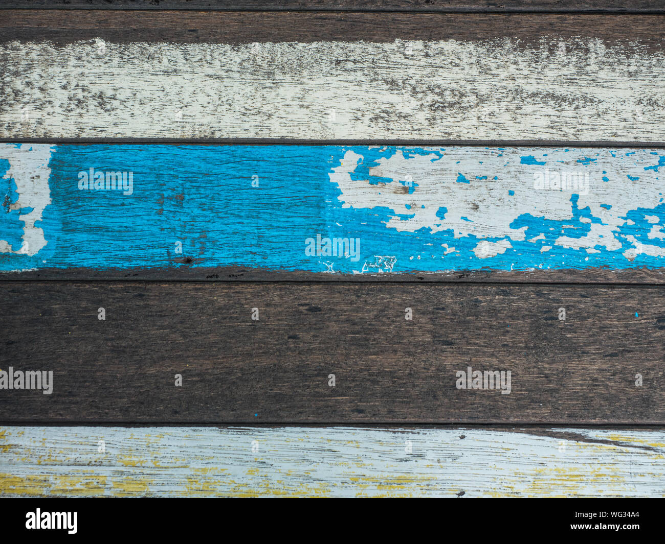 Vintage wood background and texture with colourful peeling paint Stock ...