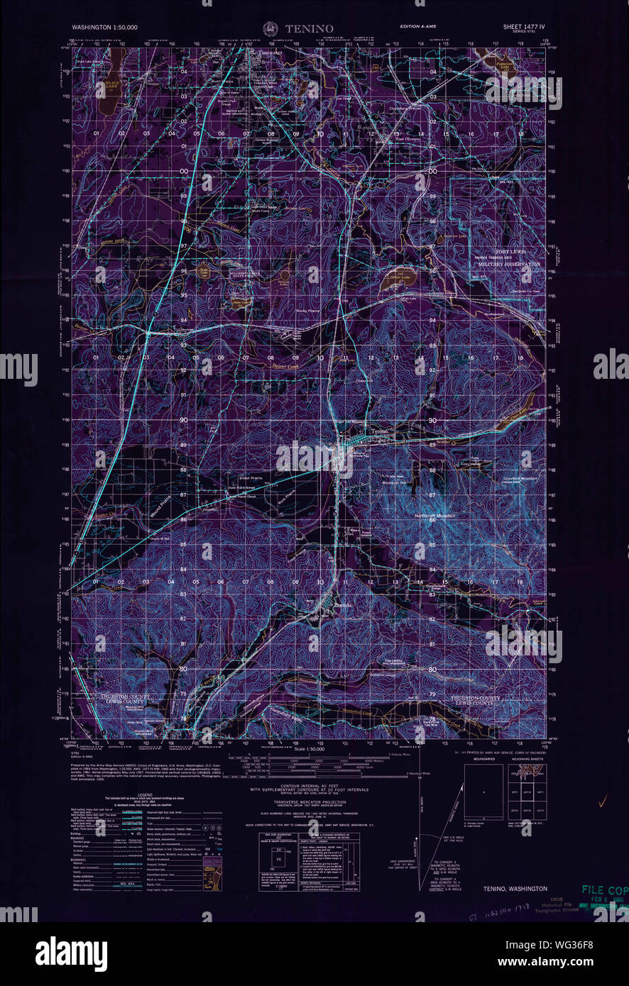 Tenino washington map hires stock photography and images Alamy