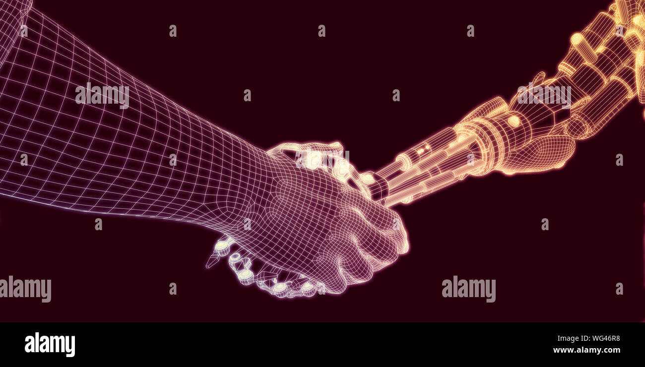 Labor Automation System as a Technology Concept Stock Photo - Alamy