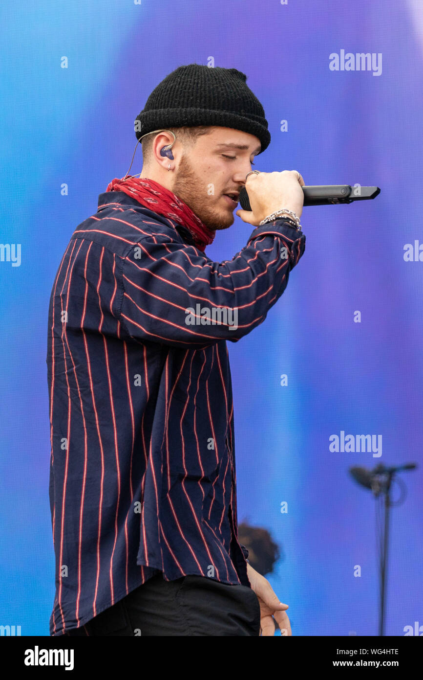 August 31, 2019, Philadelphia, Pennsylvania, U.S: Singer BAZZI (ANDREW ...