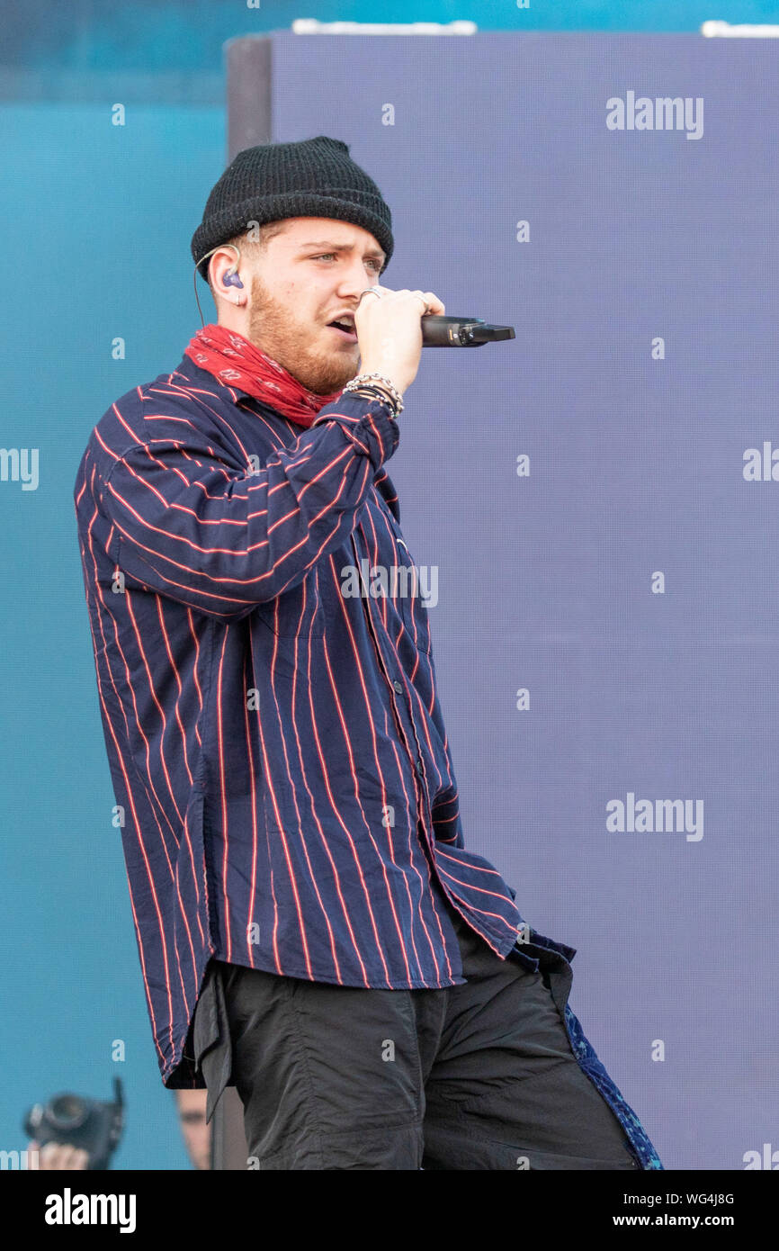 August 31, 2019, Philadelphia, Pennsylvania, U.S: Singer BAZZI (ANDREW ...