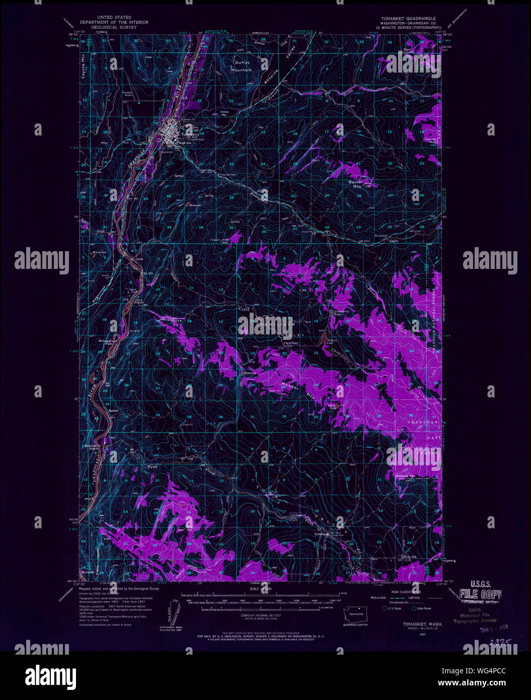 Map of tonasket hires stock photography and images Alamy