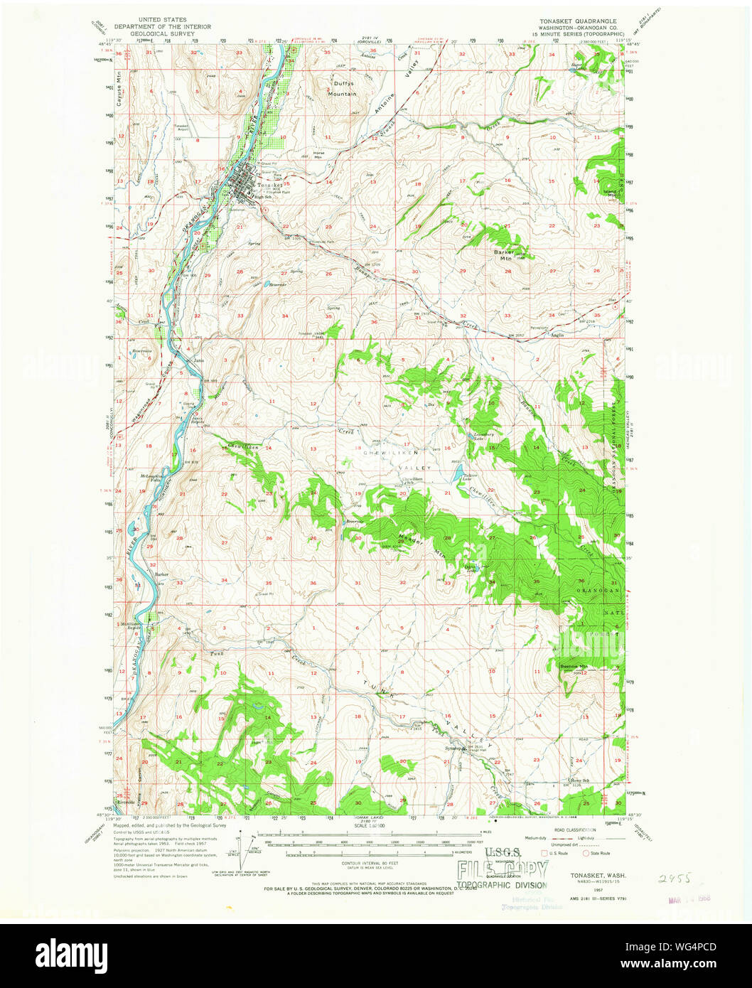 Map of tonasket washington hires stock photography and images Alamy