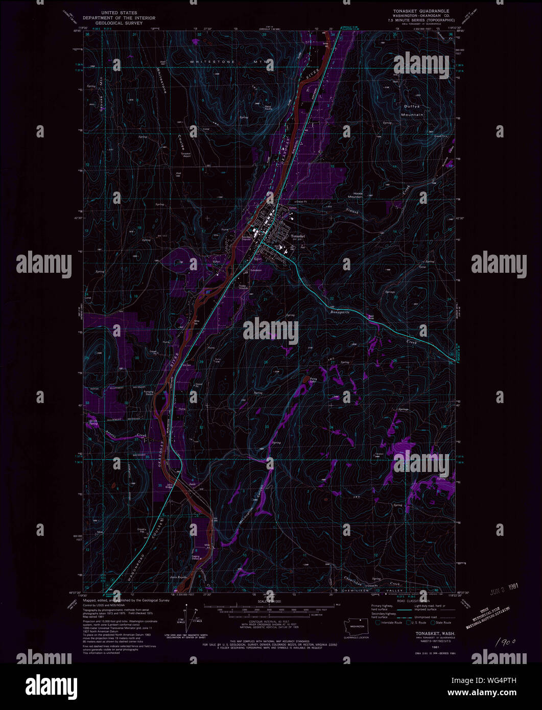 Map of tonasket washington hires stock photography and images Alamy