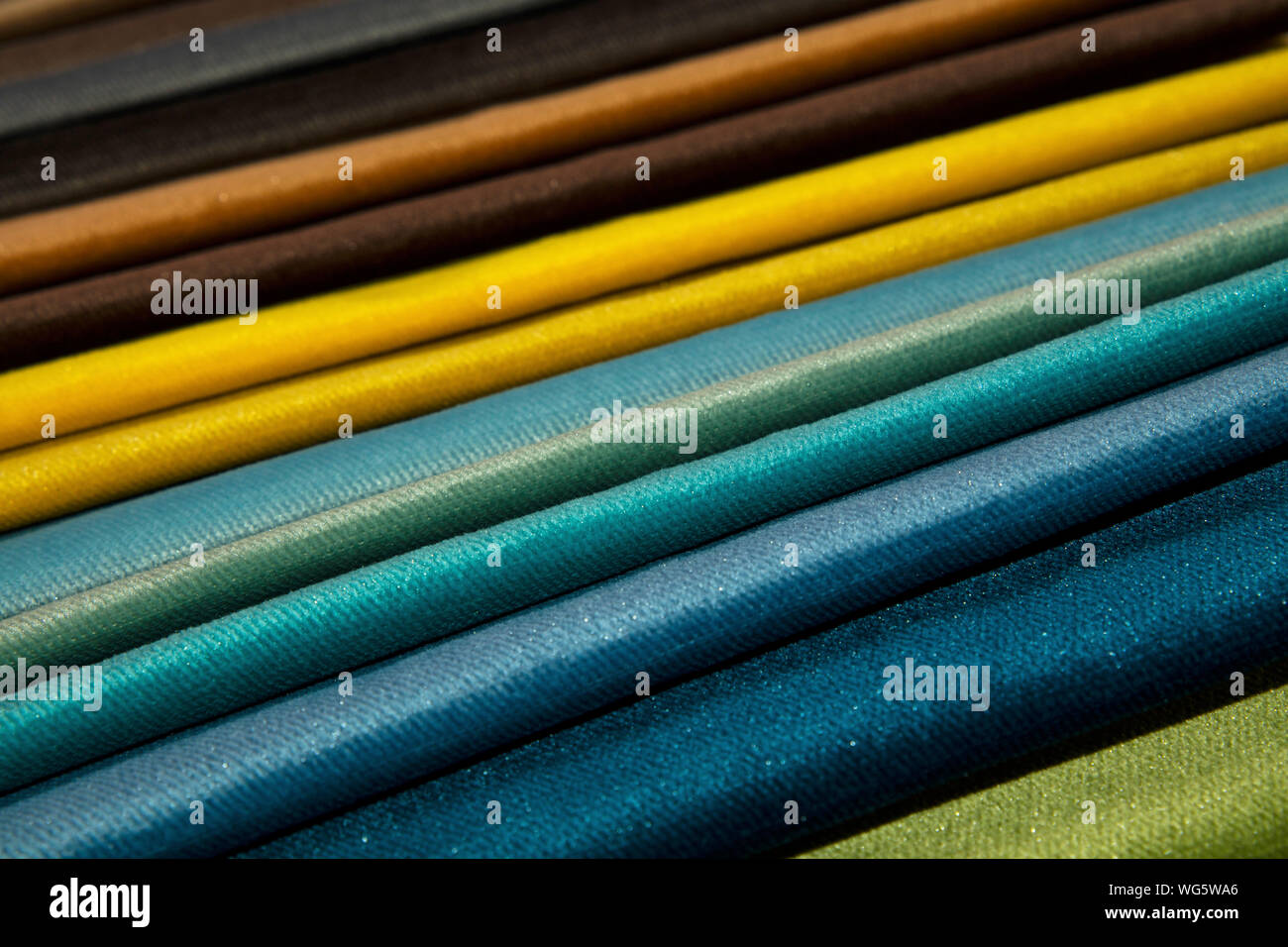 Full Frame Image Of Multi Color Textile Stock Photo