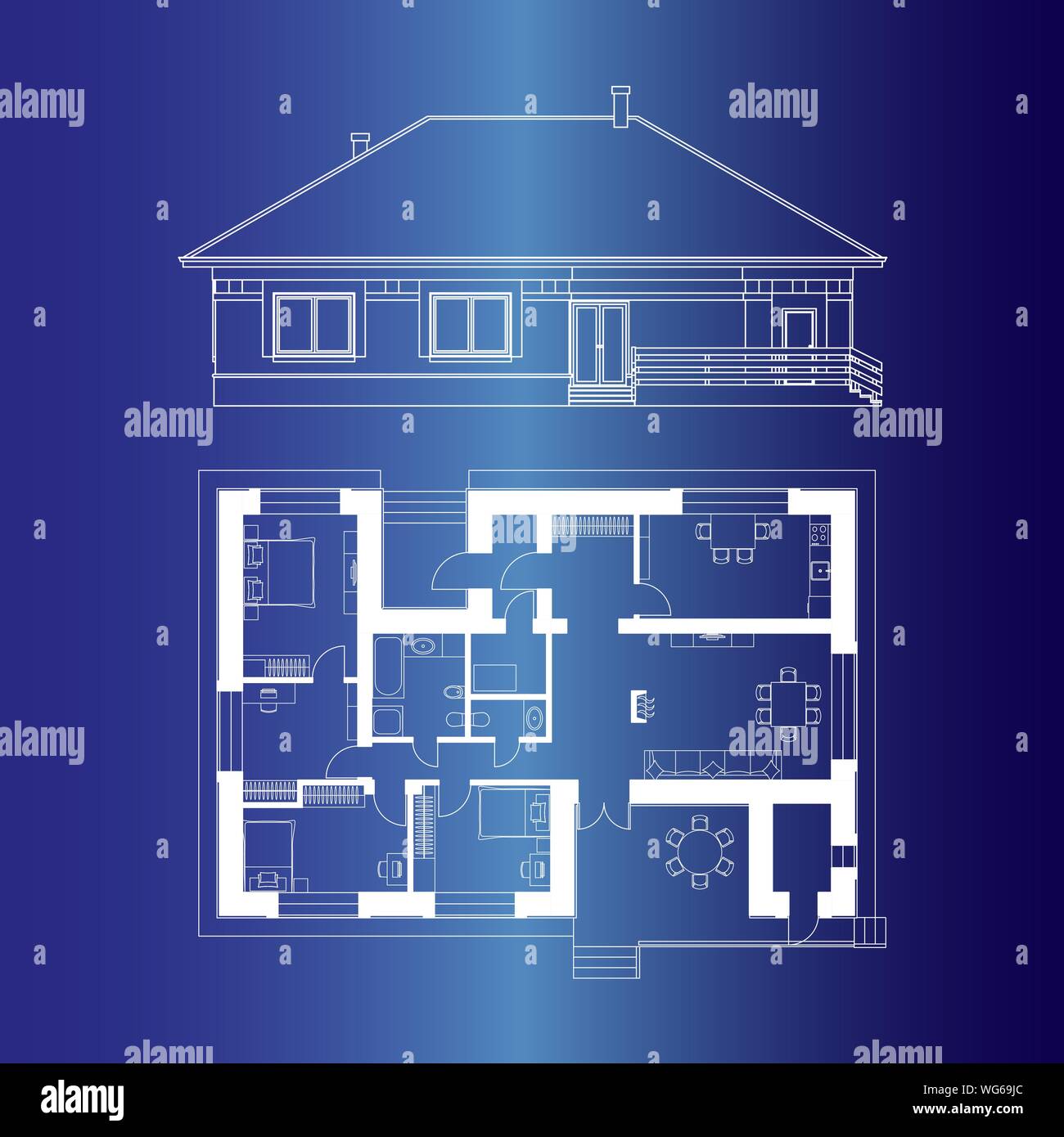 Floor plan drawing hi-res stock photography and images - Alamy