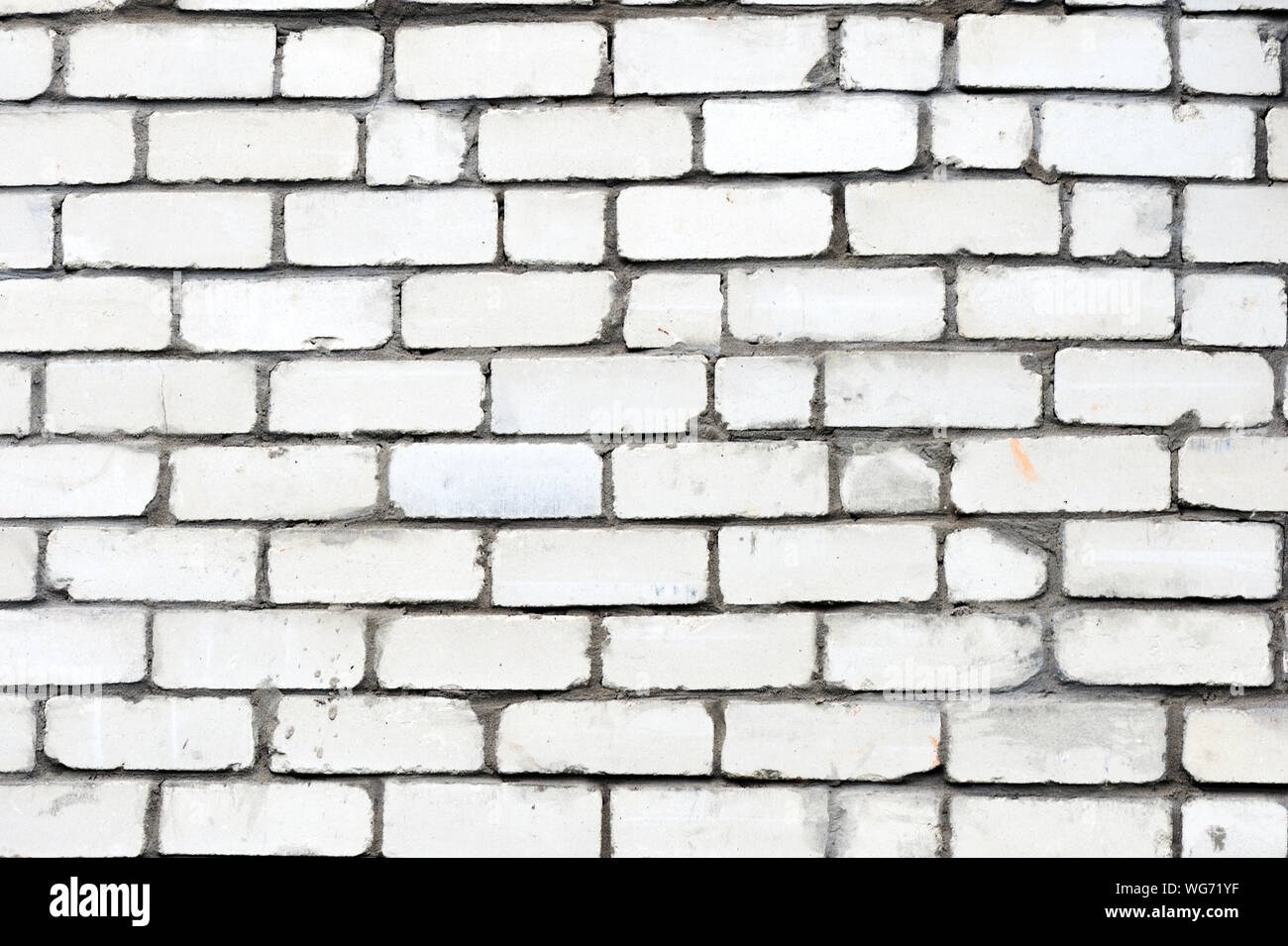 Gray brick wall close up. Abstract background Stock Photo