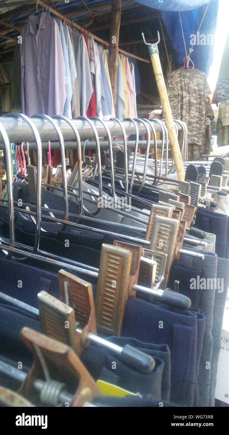 Clothes on racks hires stock photography and images Alamy
