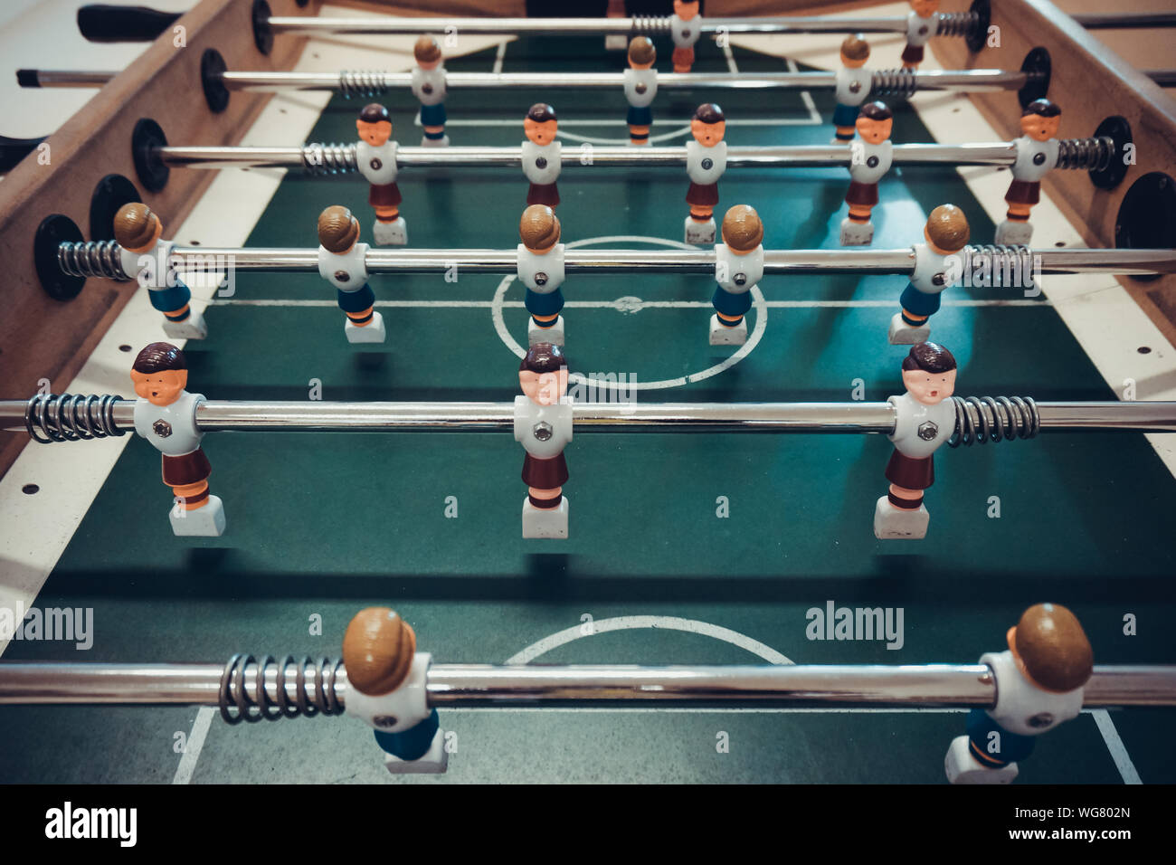 Table football game. Soccer table game Stock Photo Alamy