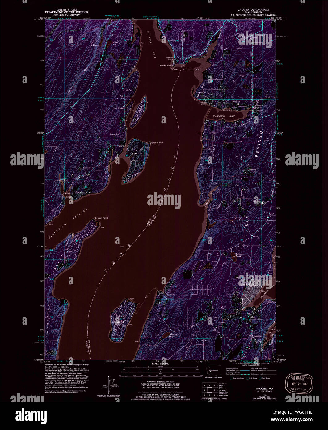 Vaughn map hires stock photography and images Alamy