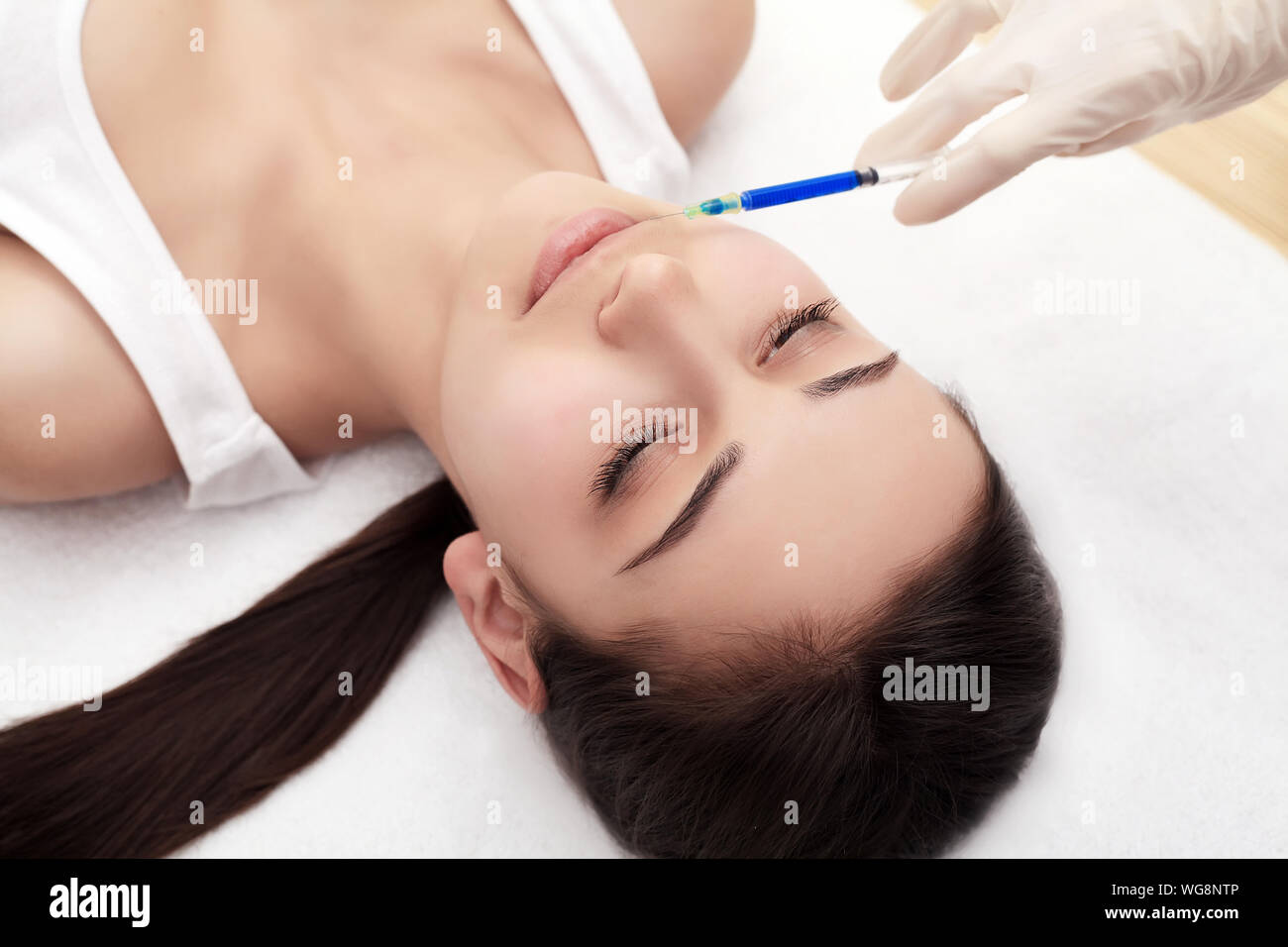 Face injection. Face injection