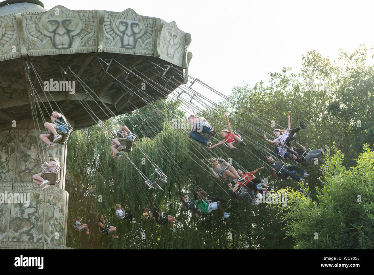 Fairground Adventure Ride Stock Photo - Alamy