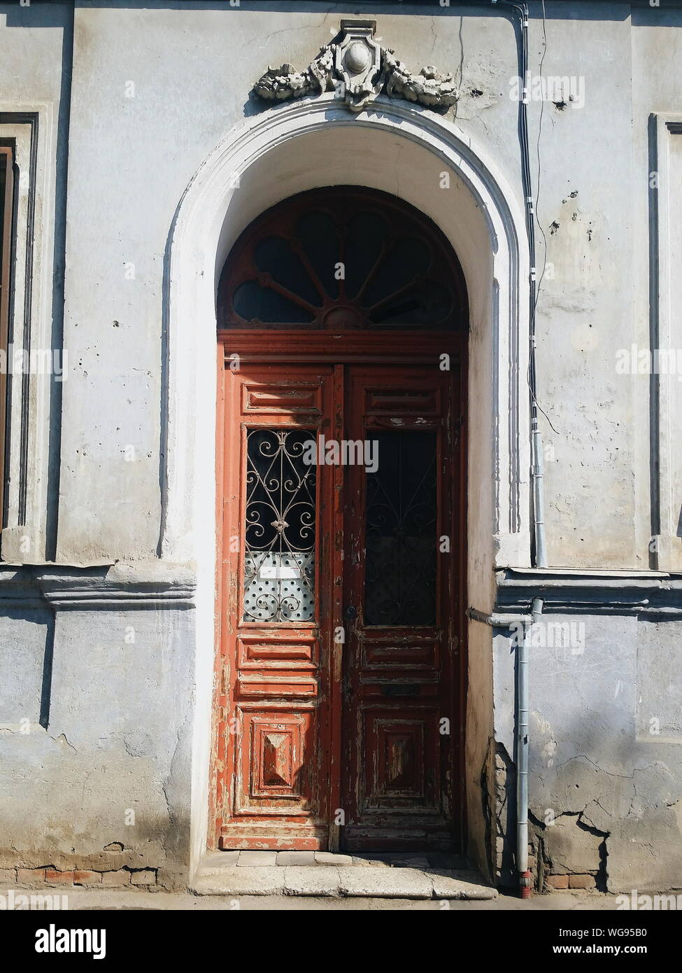 Exterior Of Old House Stock Photo - Alamy