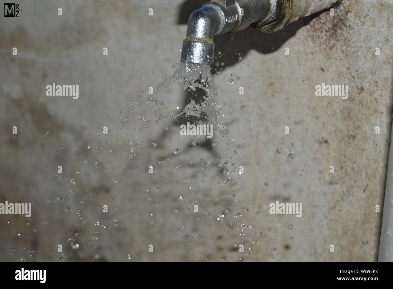 Water Spraying From Faucet Stock Photos Water Spraying From