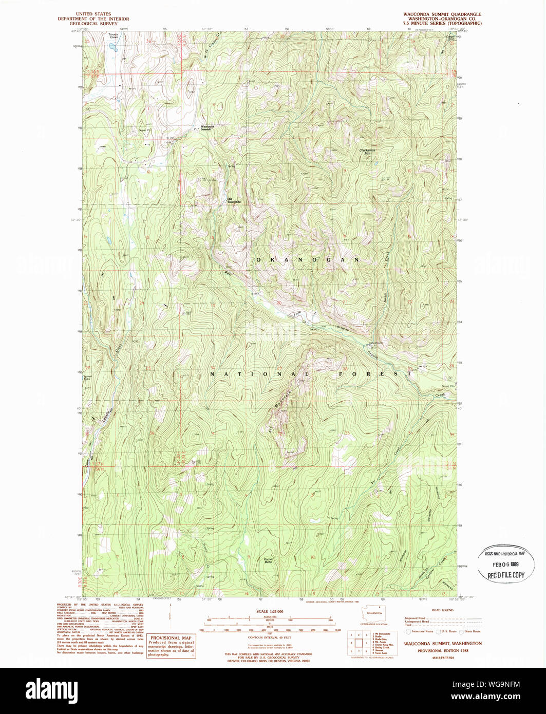 Wauconda washington map hires stock photography and images Alamy