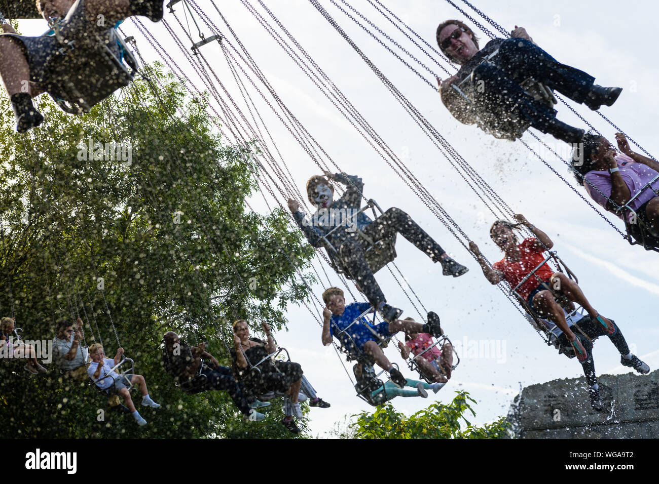 Fairground Adventure Ride Stock Photo - Alamy