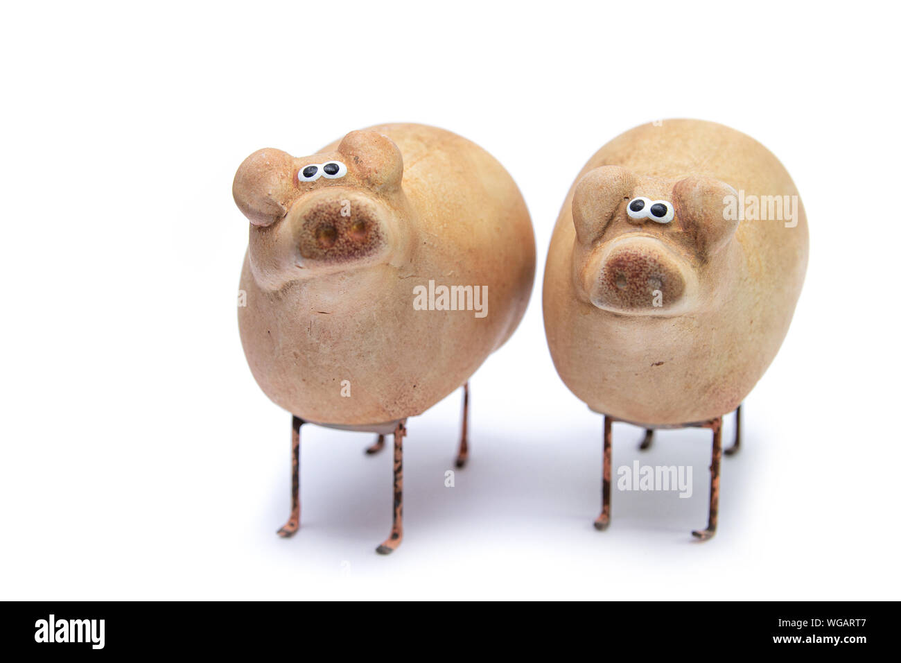 Toy pigs make Cut Out Stock Images & Pictures - Alamy