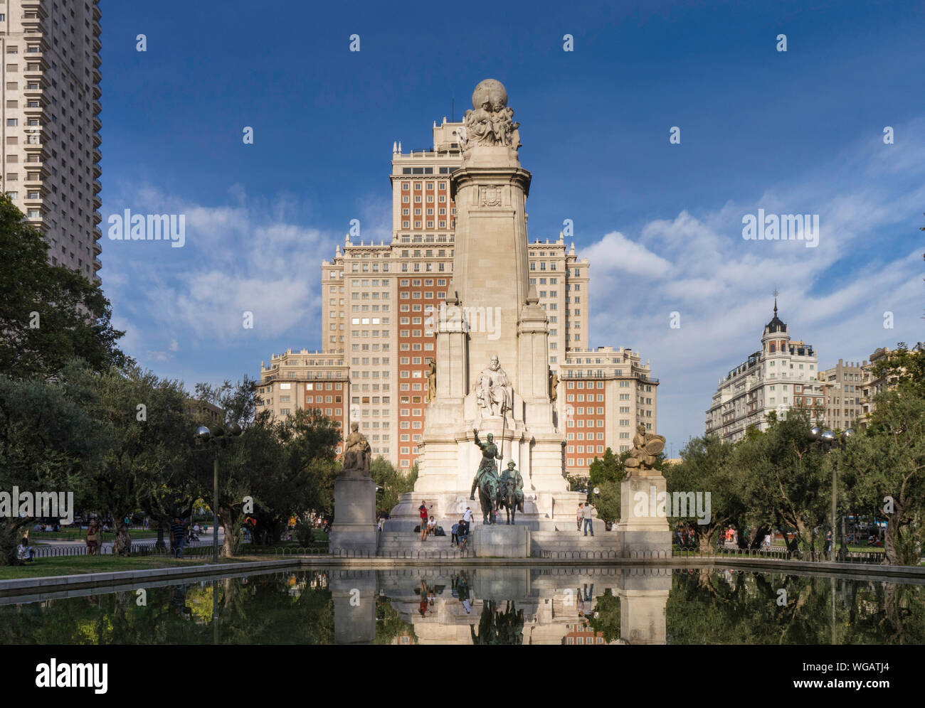 Plaza de España in Madrid Stock Photo