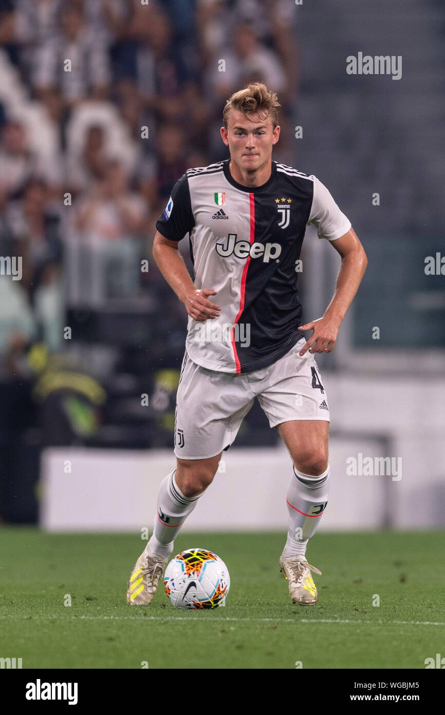 Matthijs de Ligt of Juventus Fc in action during the Serie A match between Juventus  Fc and Acf Fiorentina Stock Photo - Alamy