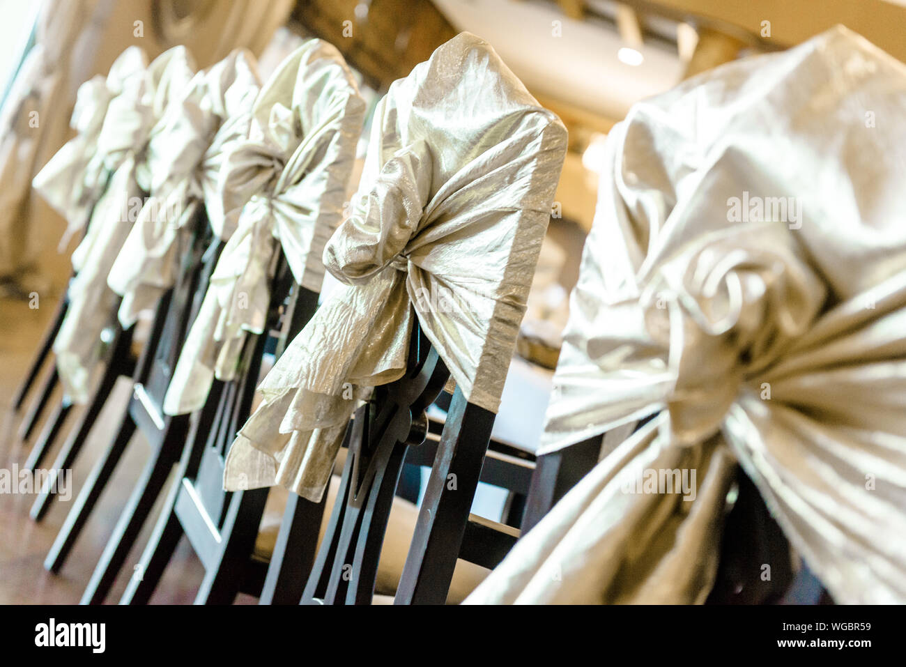 Wedding reception chairs hires stock photography and images Alamy