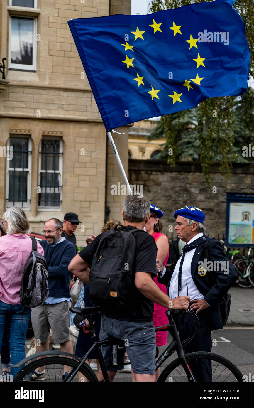 Stop The Coup Demonstraters Outside Balliol College With