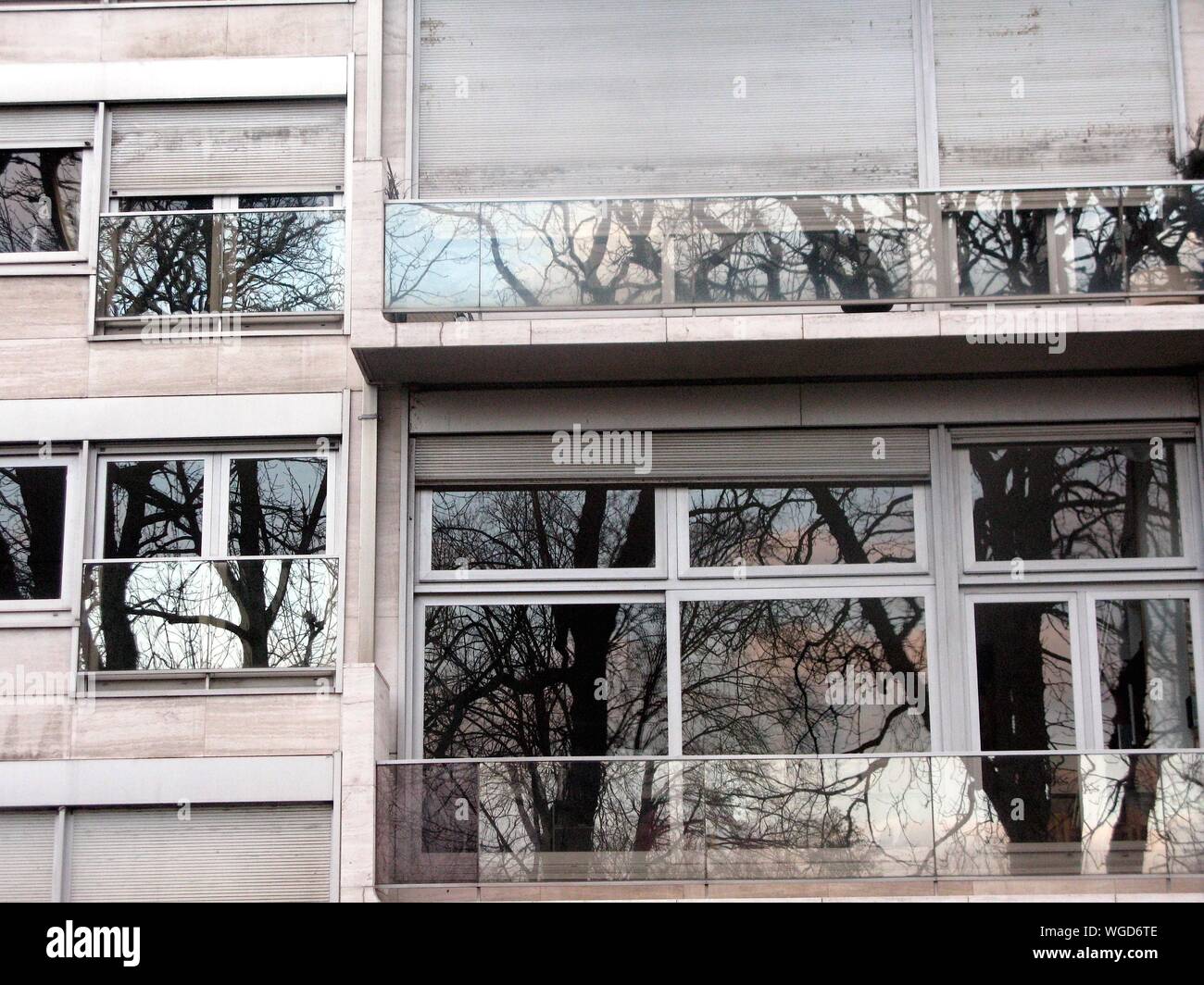 Built Structure With Windows Stock Photo - Alamy