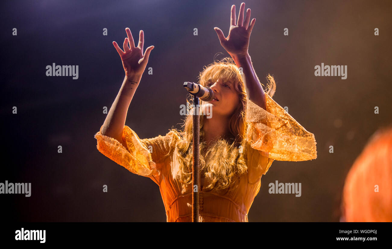 Florence and The Machine Live @ Milano Rocks 30/09/2019 - Foto di Giorgia De Dato Stock Photo