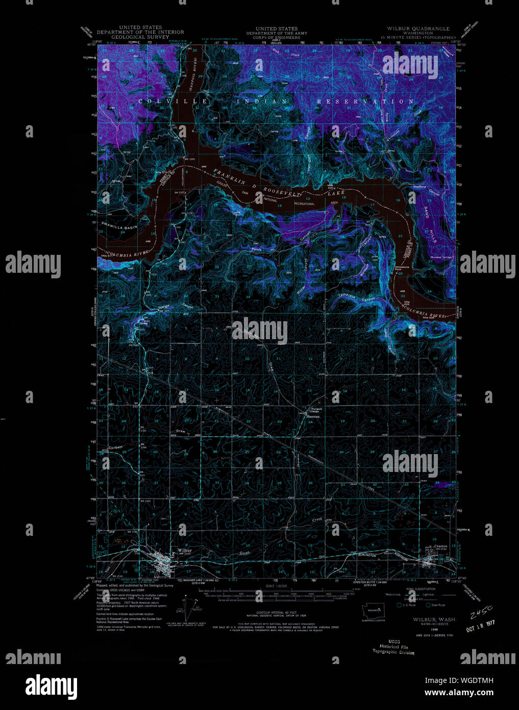Map of wilbur washington hires stock photography and images Alamy