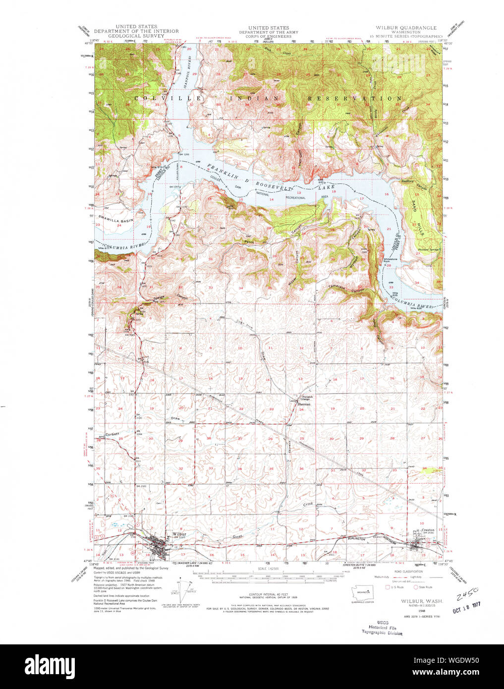 Map of wilbur washington hires stock photography and images Alamy