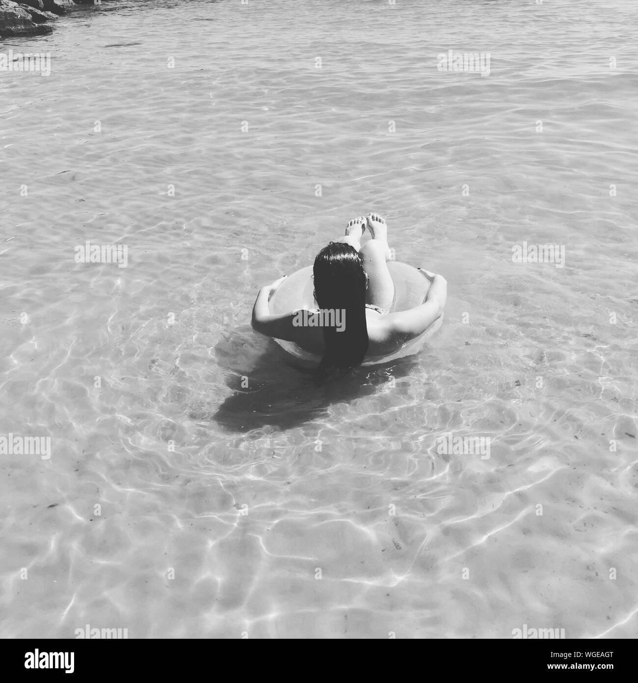 Full length swimming Black and White Stock Photos & Images - Alamy