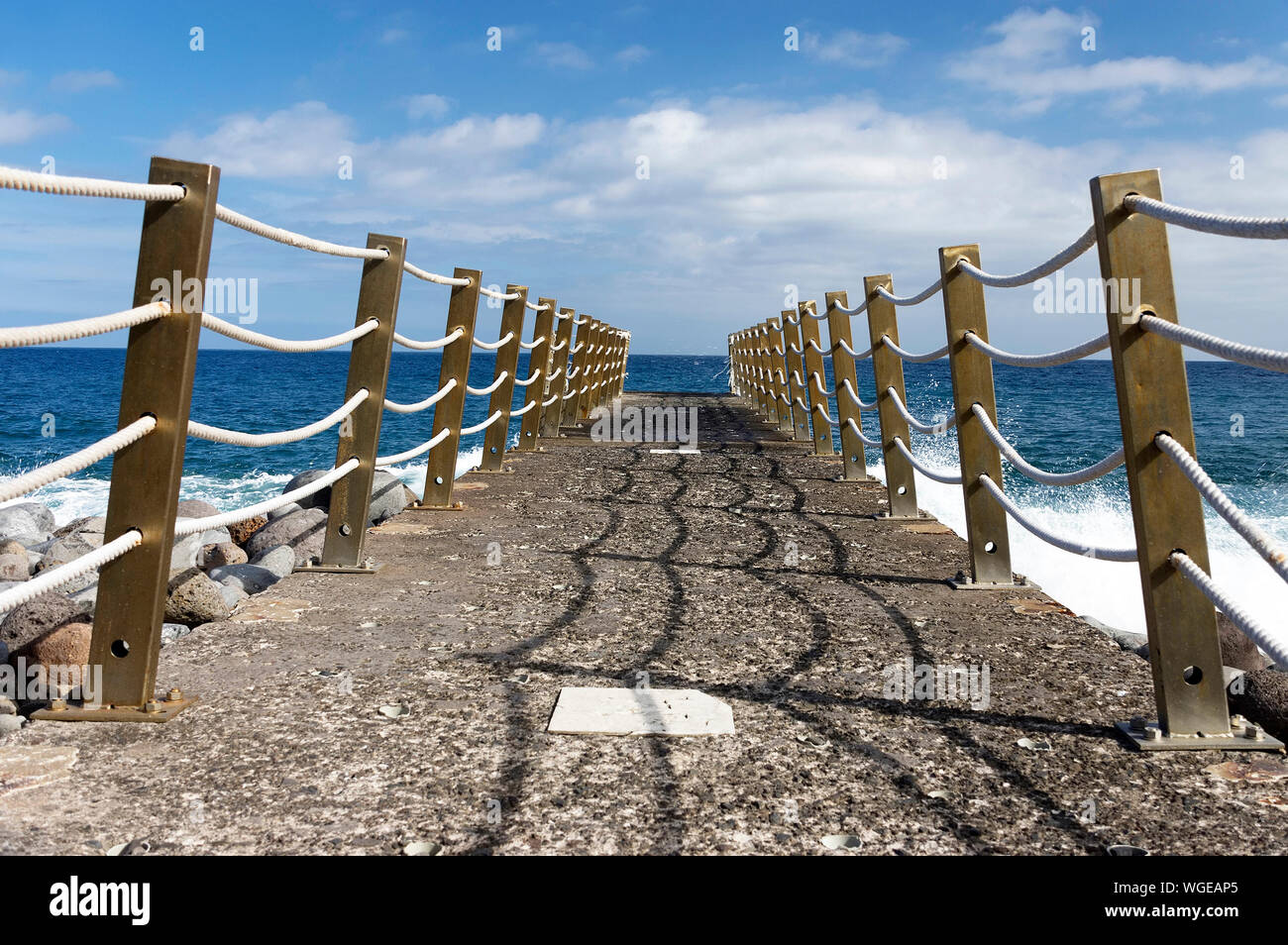 Rough Sea At A Jetty High Resolution Stock Photography and Images - Alamy