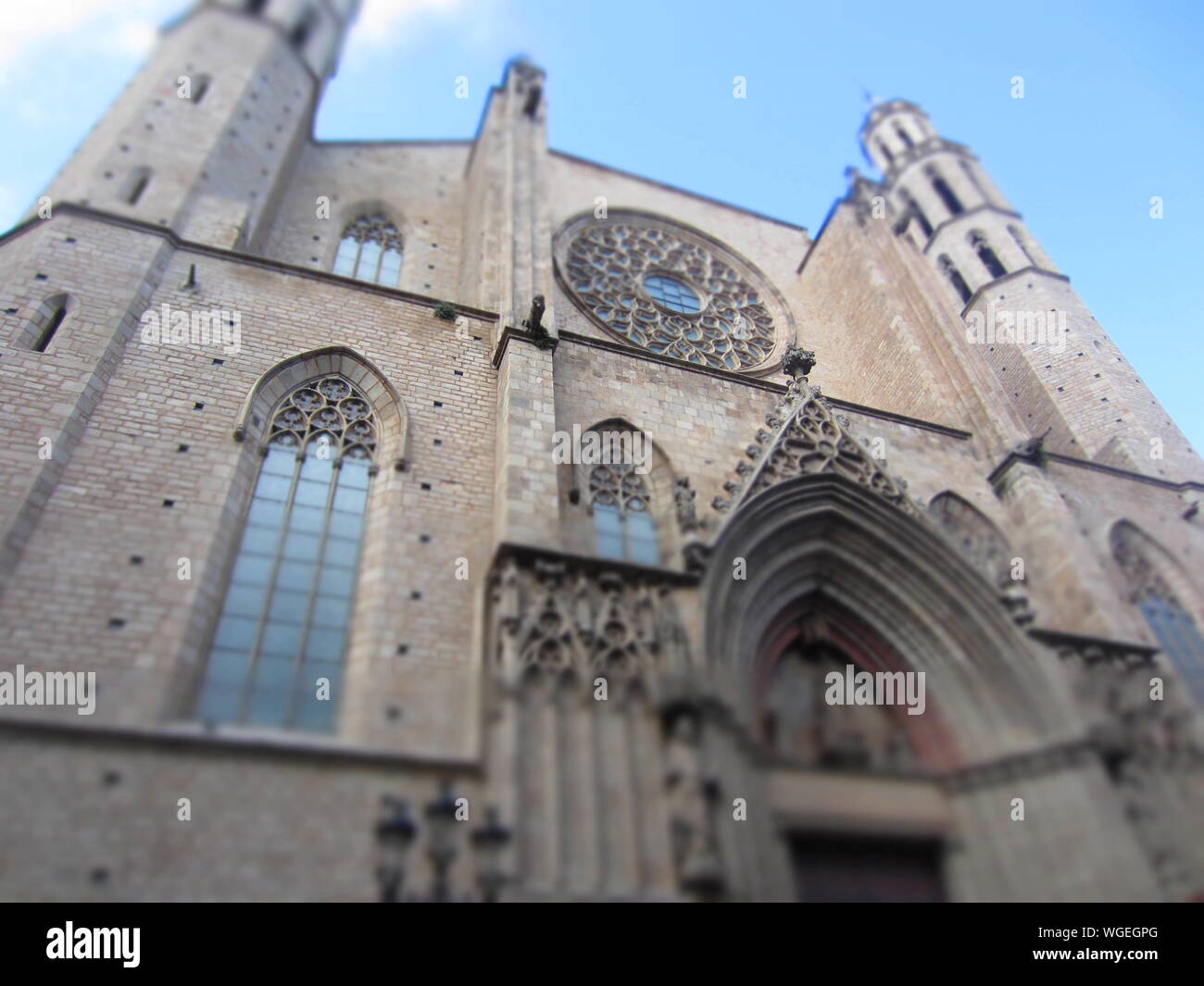 Rose window santa maria del mar hi-res stock photography and images - Alamy
