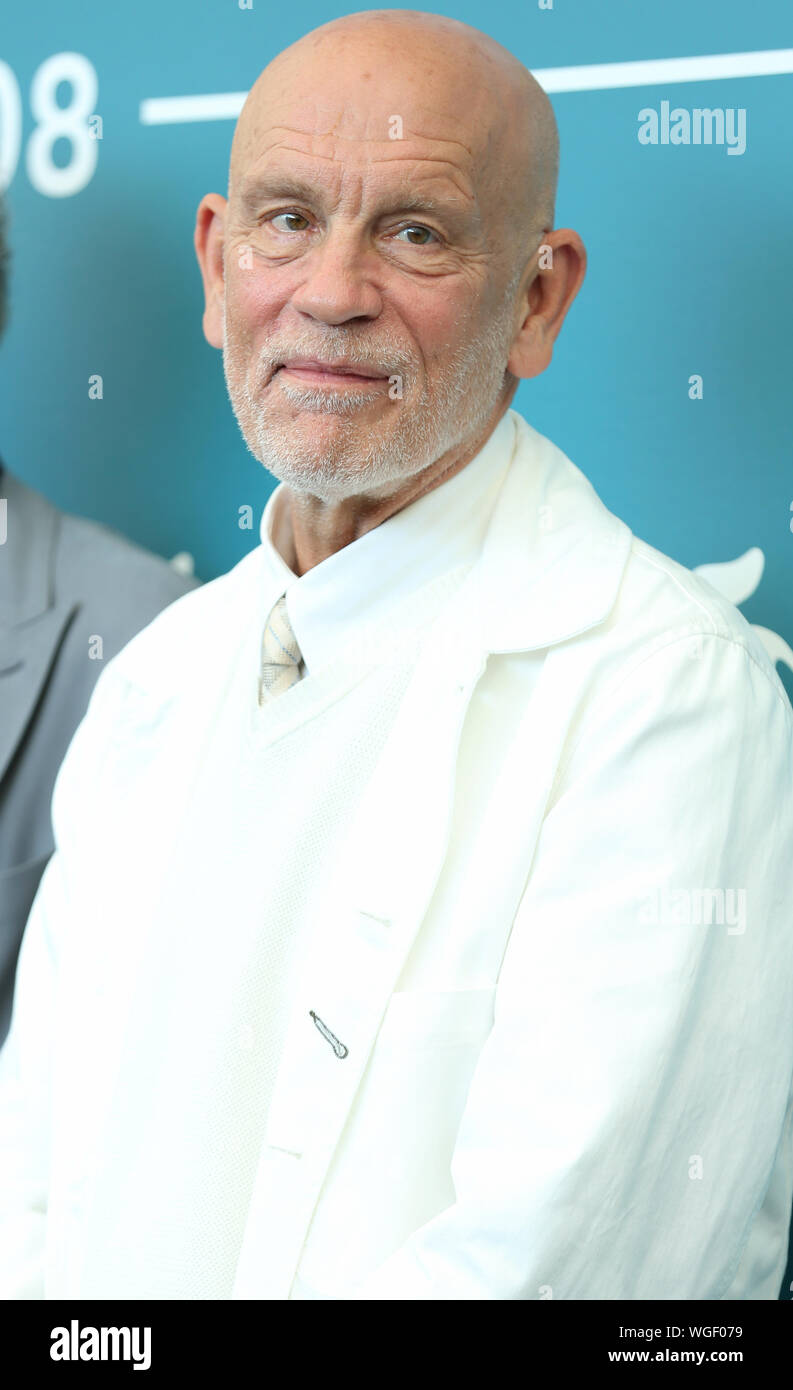 Venice, Italy. 01st Sep, 2019. John Malkovich attends The New Pope photocall during the 76th Venice Film Festival (Credit: Mickael Chavet/Daybreak/Alamy Live News) Credit: Mickael Chavet/Alamy Live News Stock Photo