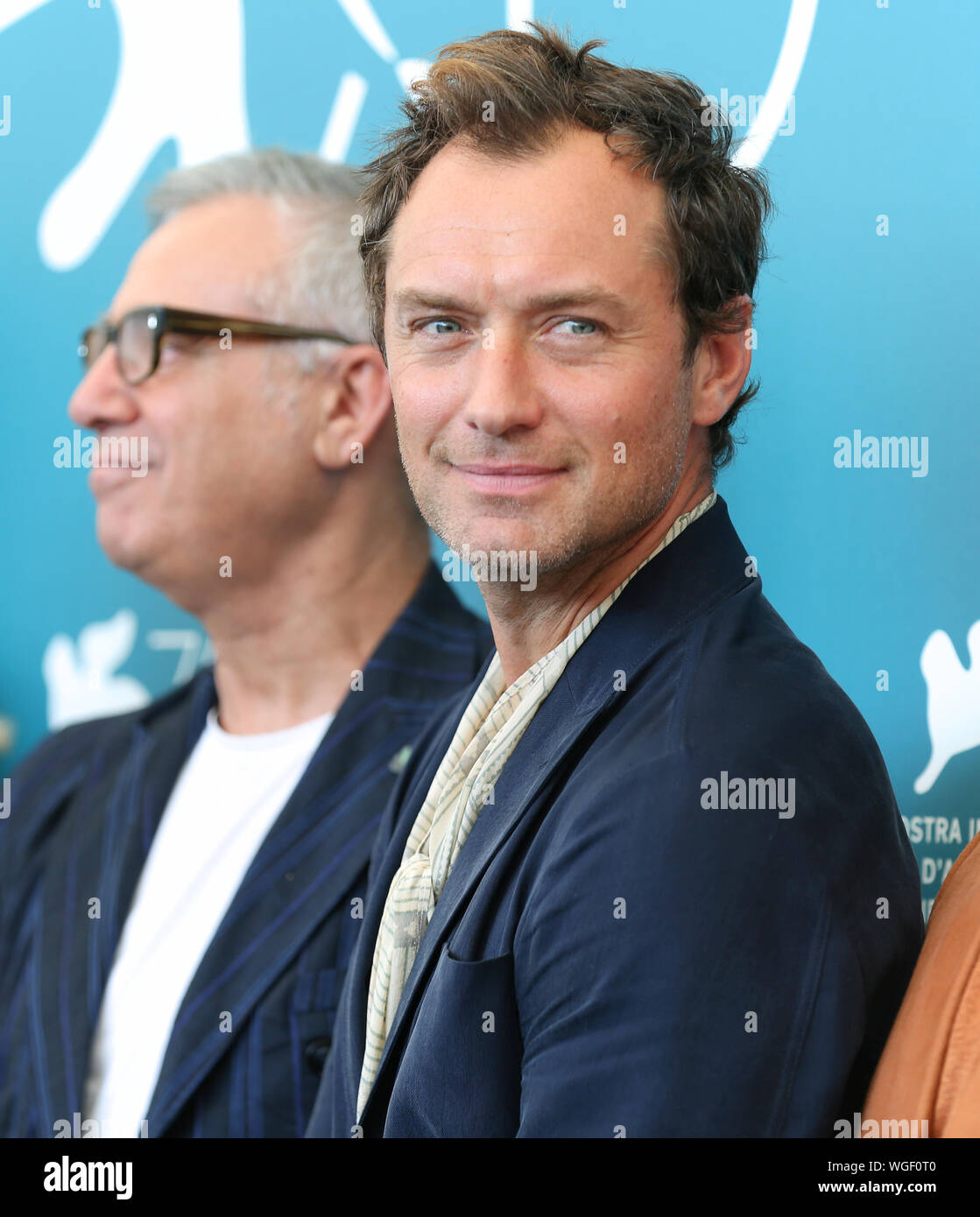 Venice, Italy. 01st Sep, 2019. Jude Law attends The New Pope photocall during the 76th Venice Film Festival (Credit: Mickael Chavet/Daybreak/Alamy Live News) Credit: Mickael Chavet/Alamy Live News Stock Photo