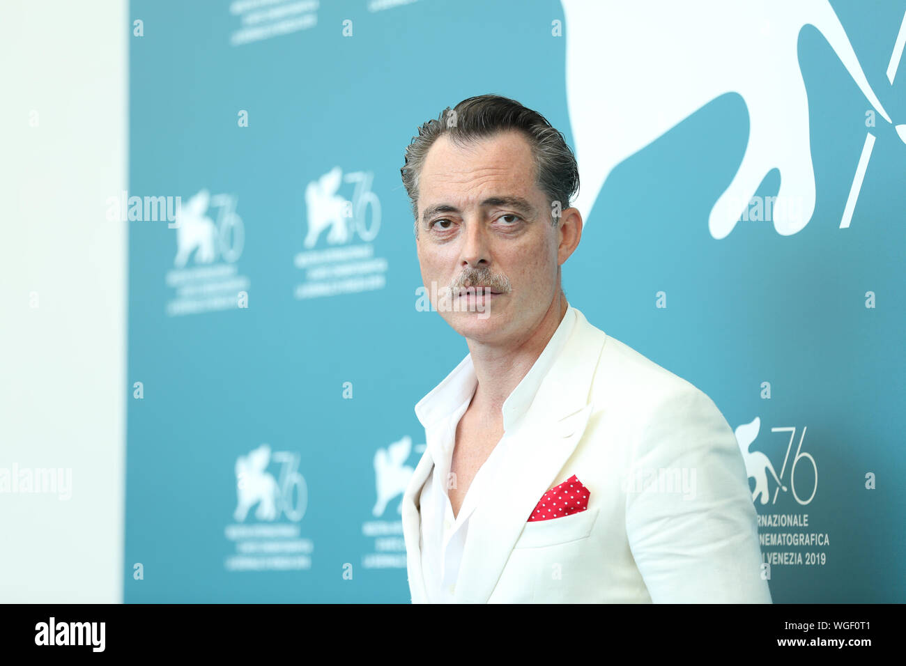 Venice, Italy. 01st Sep, 2019. Maurizio Lombardi attends The New Pope photocall during the 76th Venice Film Festival (Credit: Mickael Chavet/Daybreak/Alamy Live News) Credit: Mickael Chavet/Alamy Live News Stock Photo