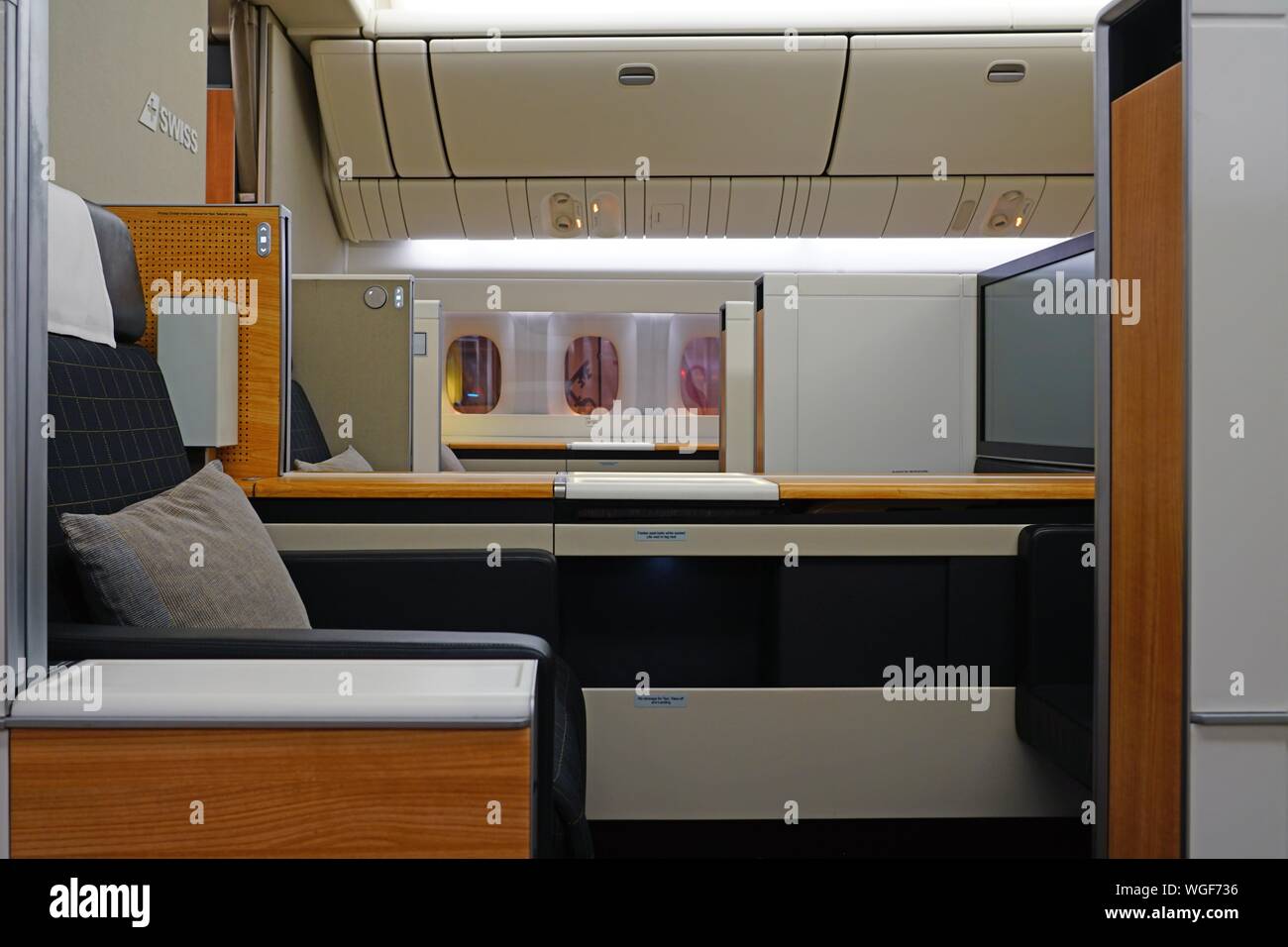 Zurich Switzerland 21 Aug 2019 A Luxury Seat Inside The
