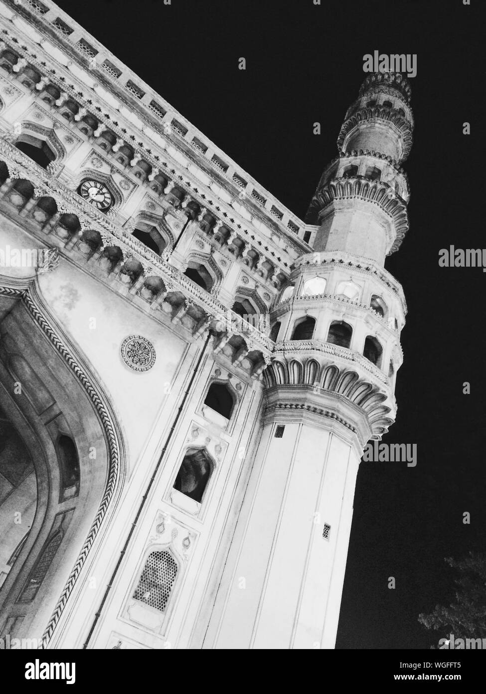 Low Angle View Of Charminar Against Sky Stock Photo
