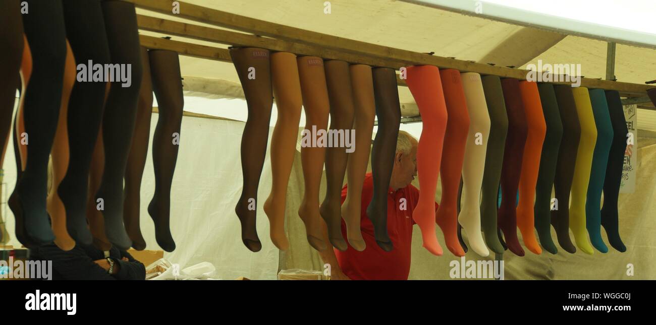 Panoramic View Of Mannequin Legs At Store Stock Photo Alamy