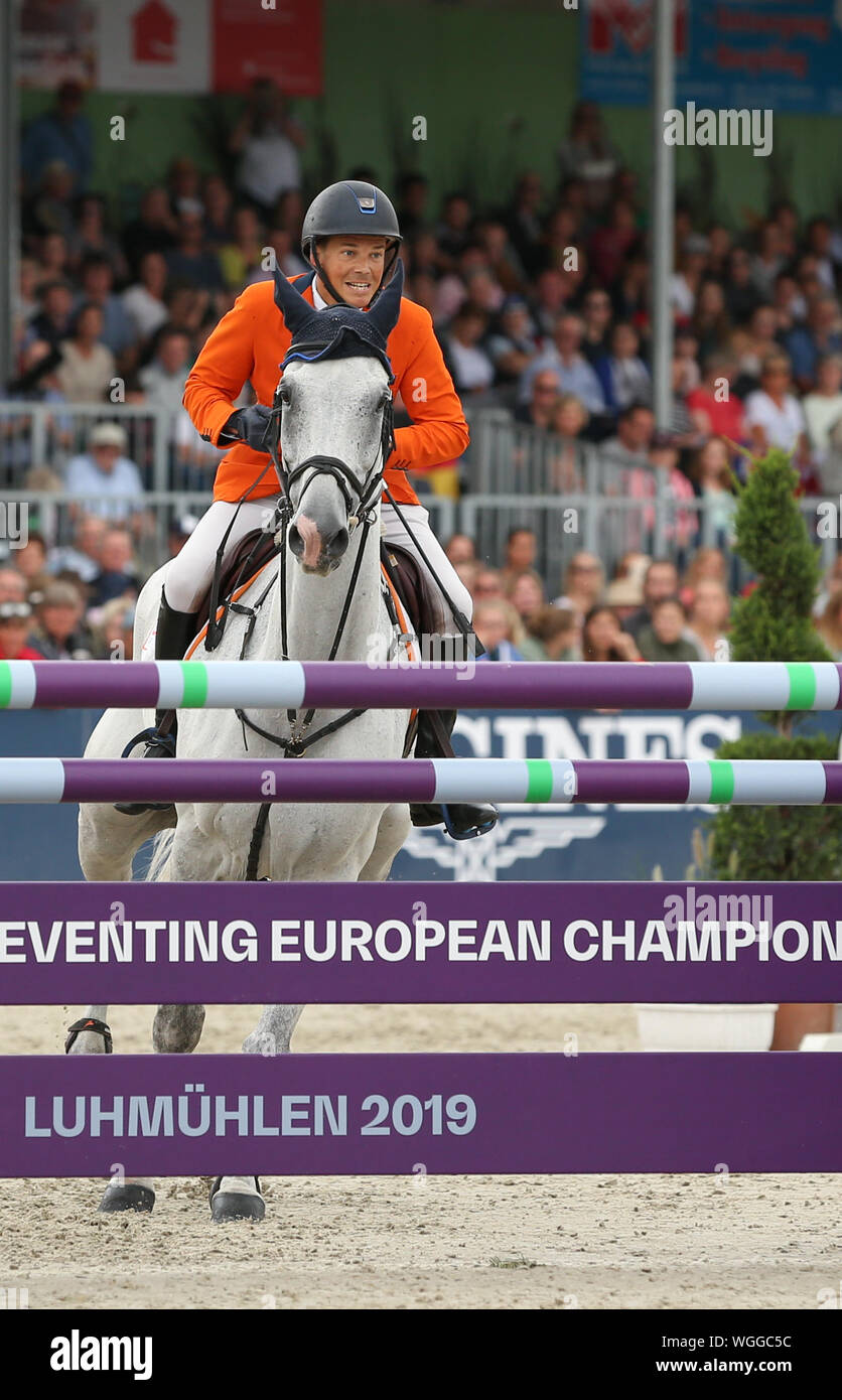 Euro Equestrian Rider 01 September 2019, Lower Saxony, Luhmühlen: Equestrian sport, eventing ...
