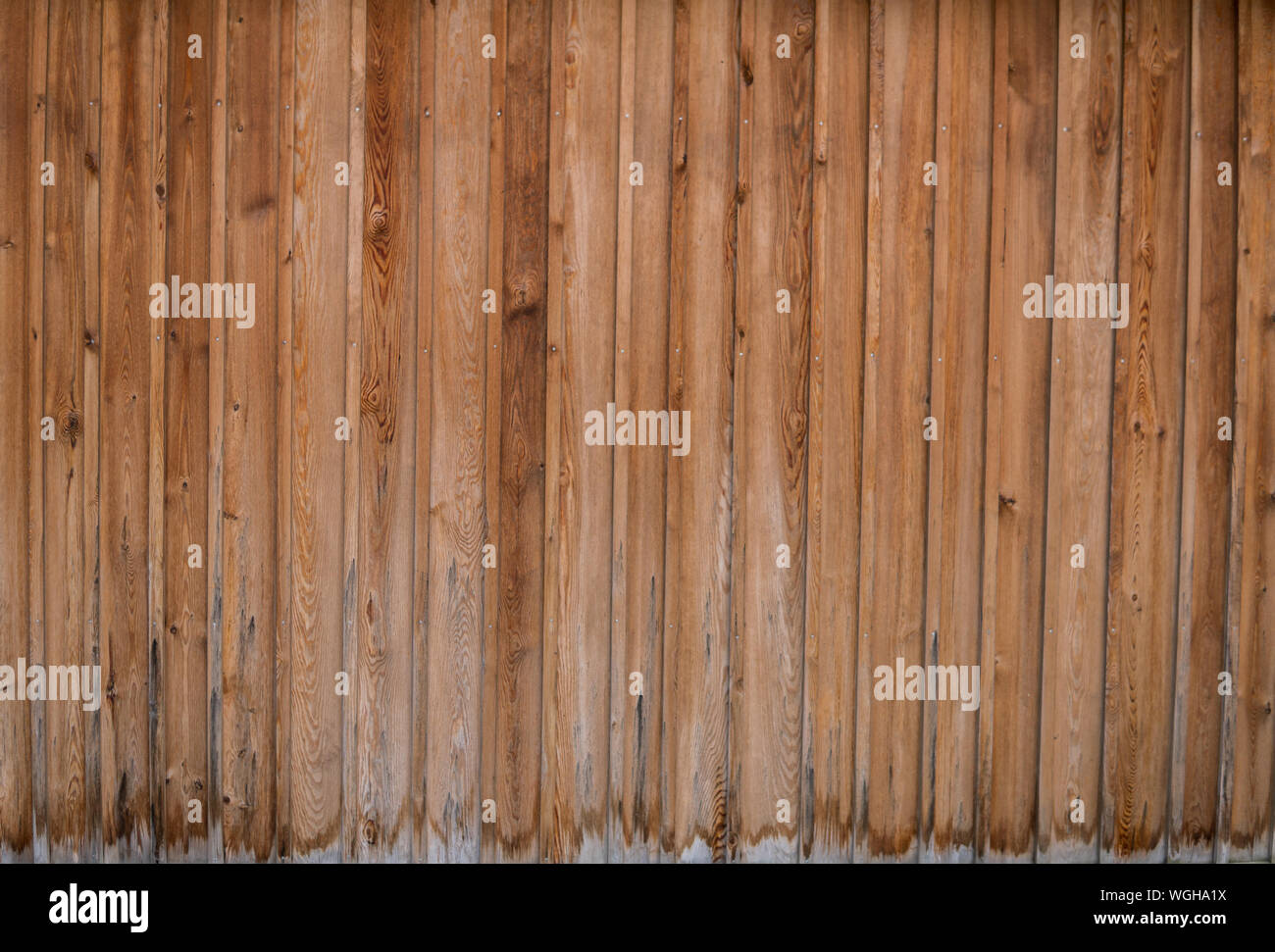 close upl of old wooden wall texture Stock Photo