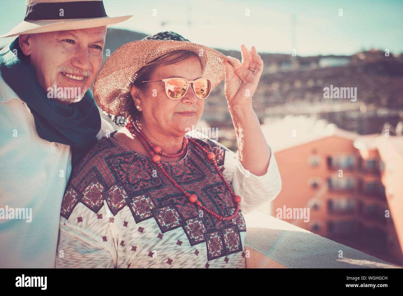Two Men Wearing Hats Standing High Resolution Stock Photography and ...